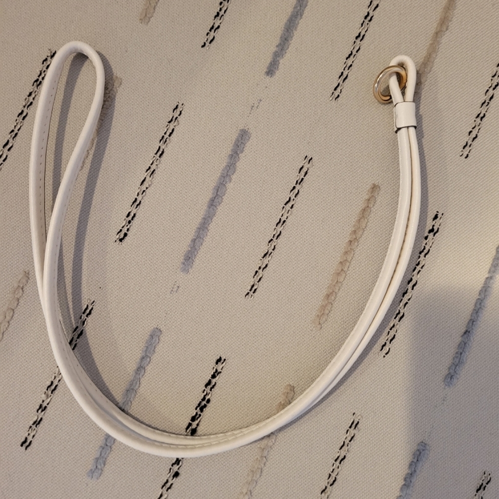 Coach wristlet strap only cream gold